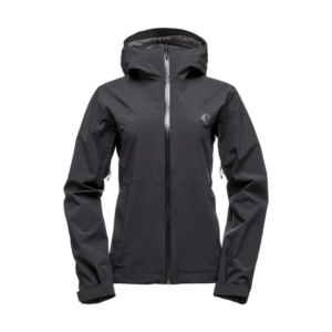 Regnjakke til dame - Black Diamond Stormline Stretch Rain Shell - Sort