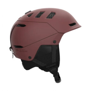 Salomon Husk Pro MIPS, casco da sci, rosso scuro