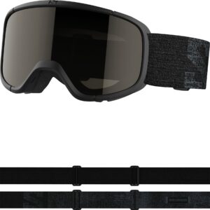 Salomon Lumi，滑雪镜，初级，黑色