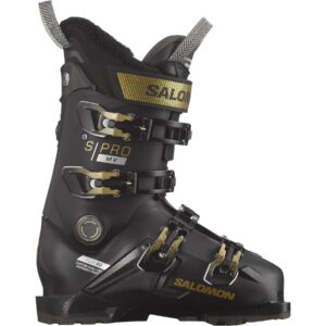 Salomon S/PRO MV 90 W GW，滑雪靴，女士，黑色/金色/白色
