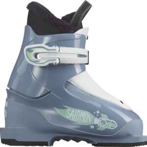 Salomon T1, scarponi da sci, bambino, azzurro