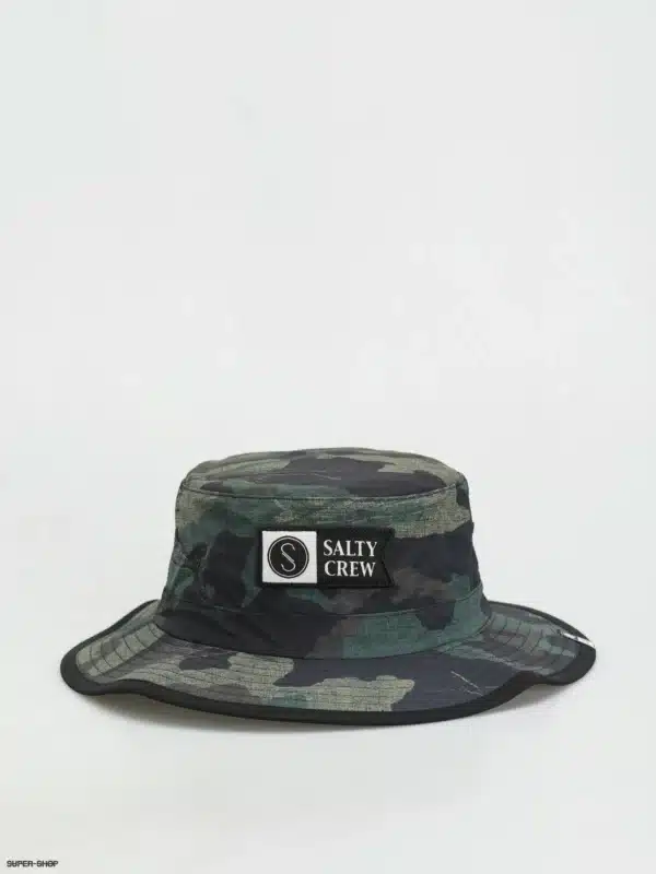 Salty Crew Alpha Tech Boonie - Black Camo