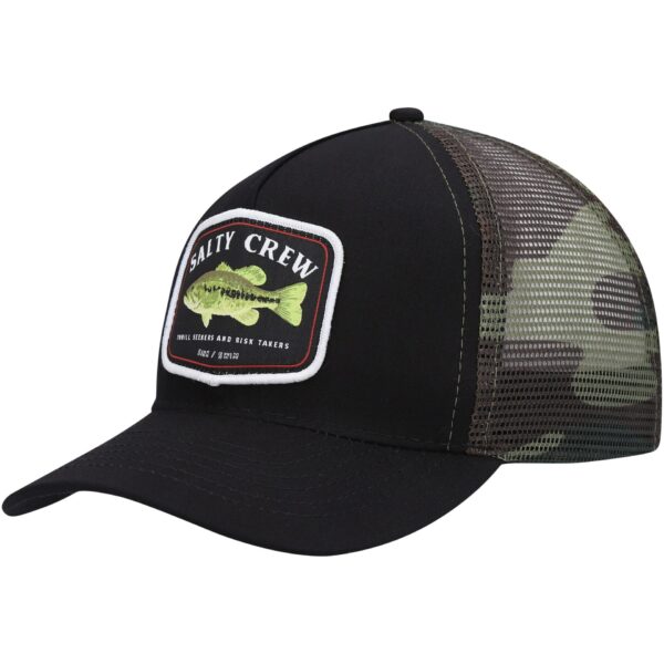 Salty Crew Big Mouth Cap - Black Camp