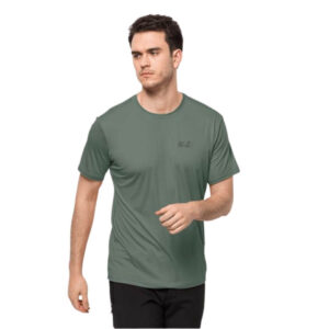 T-shirt til herre - Jack Wolfskin Tech T M - Grøn