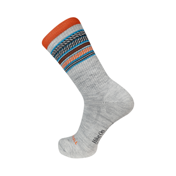 Vandresokker - Merrell Zoned lightweight hiking crew sock - Grå