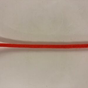 4 mm. flettet nylon snor Orange