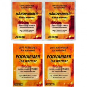 Accezzi håndvarmer, 5 par + Accezzi fodvarmer, 5 par