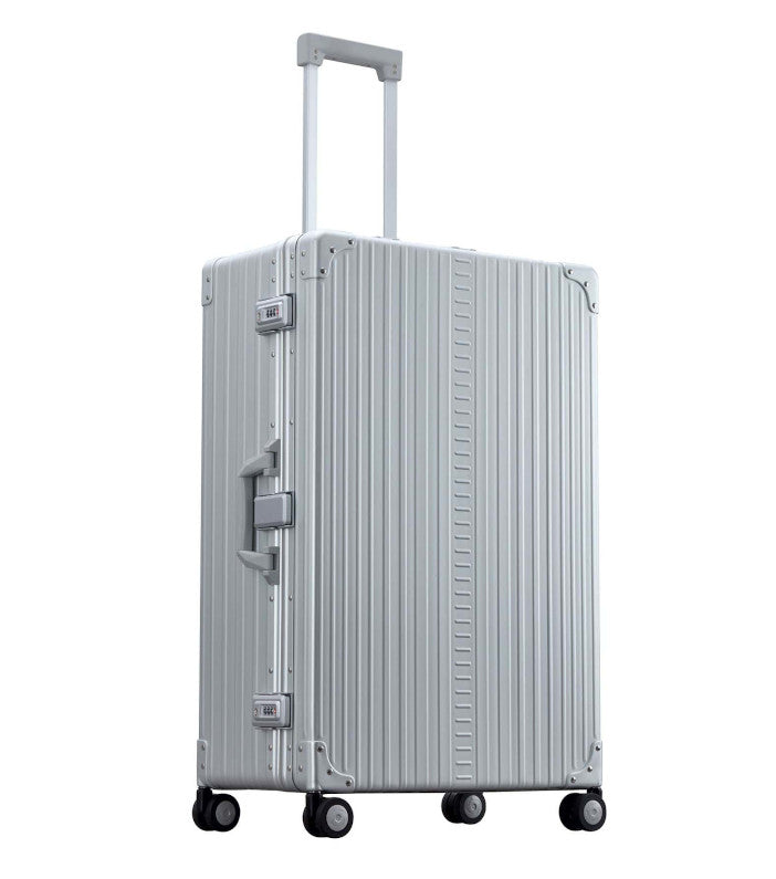 Aleon Aluminiums Kuffert Med Suiter Sølv - Stor - 76 cm.