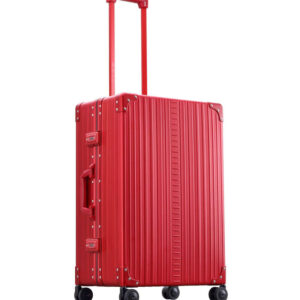 Aleon Aluminiums Kuffert Rød - Mellem - 67 cm.