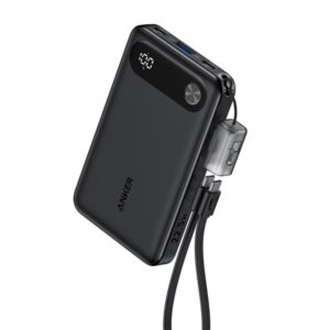 Anker 22.5W Powerbank - Sort - 10000 mAh