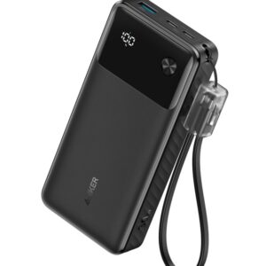 Anker 30W PD Powerbank - Sort - 20000 mAh