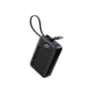 Anker 335 (PowerCore 20K 22.5W Built-In USB-C Cable) Powerbank - Sort - 20000 mAh