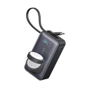 Anker MagGo Power Bank (10K 35W For Apple Watch) - Black Powerbank - Sort - 10000 mAh