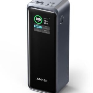 Anker Prime 27K 250W Powerbank - Sort - 27650 mAh