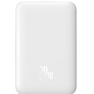 Baseus Magnetic 10000mAh 20W MagSafe (white) Powerbank - Hvid - 10000 mAh