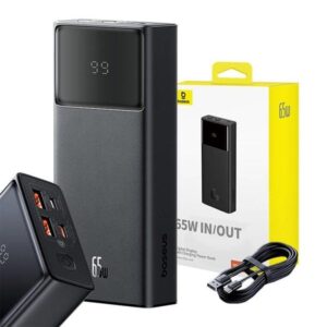 Baseus Star-Lord 65W Powerbank - Sort - 20000 mAh
