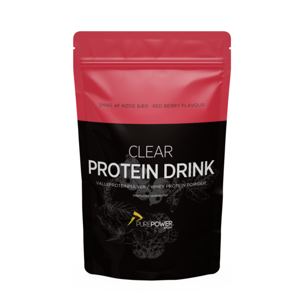 Clear Protein Drink Røde Bær 400 g