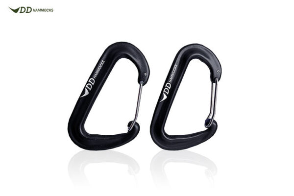 DD Hammocks Karabiner 2 stk - Sort eller Grøn