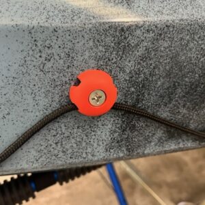Dækfitting til kajak orange
