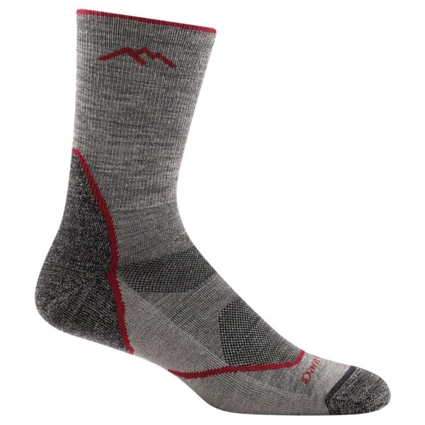 Darn Tough Mens Light Hiker Micro Crew Light Cushion (Brun (TAUPE) 41-42,5)