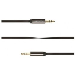 Deltaco Lydkabel, 3,5mm Han Til 3,5mm Han, 1m, Sort - Ledning