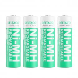 Deltaco Ultimate Nimh Rechargeable Lr6/aa Size 2300mah 4pack (sg) - Batteri