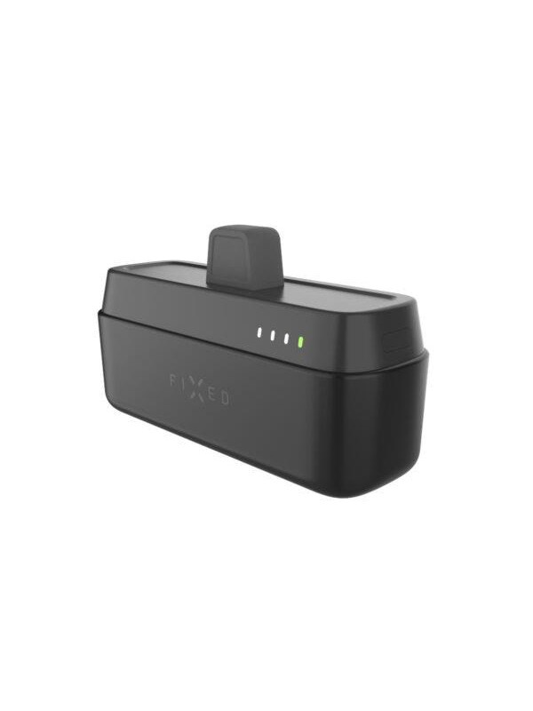FIXED Zen 5 USB-C PD 20W Power Bank 5.000 mAh - Black Powerbank - Sort - 5000 mAh