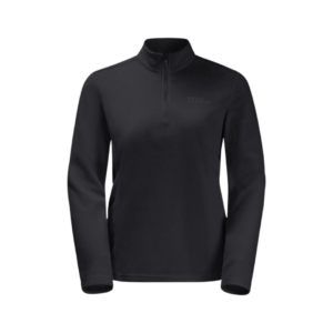 Fleecetrøje til dame - Jack Wolfskin Taunus HZ W - Sort