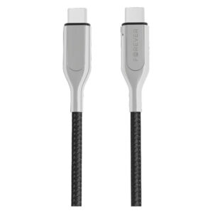 Forever Core 1,5m 60W PD USB-C til USB-C Kabel, Sort
