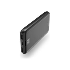 Hama Performance 10 Power Pack 10000 mAh 3 Outputs: USB-C 2x USB-A Anthracite Powerbank - Sort - 10000 mAh