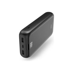 Hama Power Pack "Performance 24" 24000 mAh 2x USB-A 1x USB-C Anthracite Powerbank - Sort - 24000 mAh