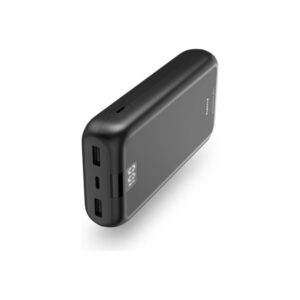 Hama Powerbank 20000 mAh Fast Charge LiPo Anthracite Powerbank - Sort - 20000 mAh