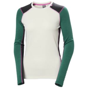 Helly Hansen Lifa Merino Midweight Crew, dame, grøn