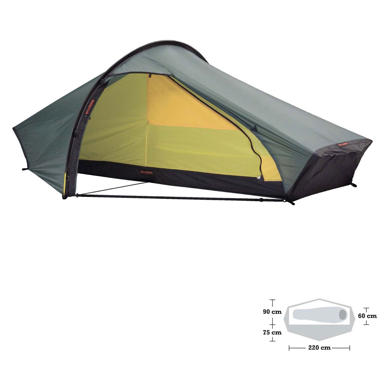Hilleberg Akto (Grøn (GREEN))