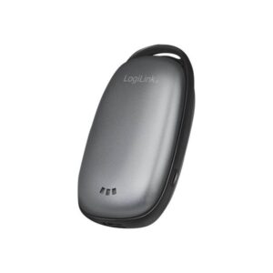 LogiLink Power bank 4000 mAh 1x USB-A hand warmer metal grey Powerbank - 4 Ah