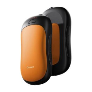 Ocoopa UT3 Pro 2x5000 mAh hand warmer with powerbank function USB-C Powerbank - Orange - 5000 mAh