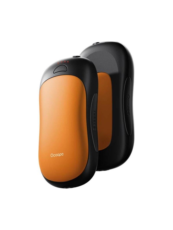 Ocoopa UT3 Pro 2x5000 mAh hand warmer with powerbank function USB-C Powerbank - Orange - 5000 mAh
