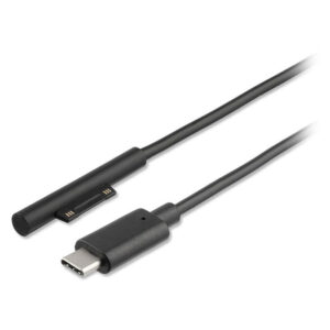 Oplader kabel til Surface Pro - 1,8m, Sort