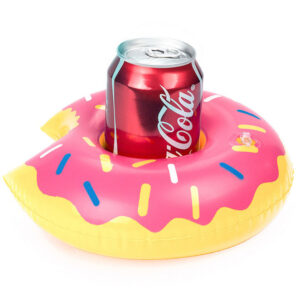 Oppustelig Donut Pink Kopholder