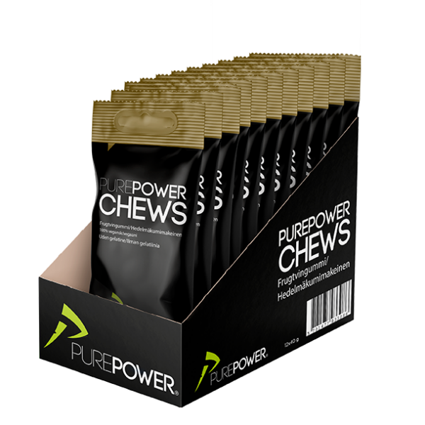 PurePower Chews Frugtmix 12x40 g