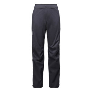 Regnbukser til dame - Black Diamond Fineline Stretch Full Zip - Sort