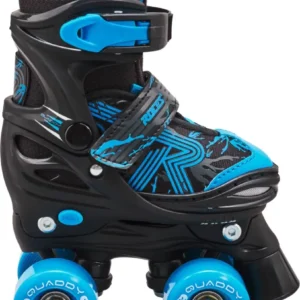 Roces Quaddy 3.0 Justerbar Rulleskøjter Børn - Black/Astro Blue