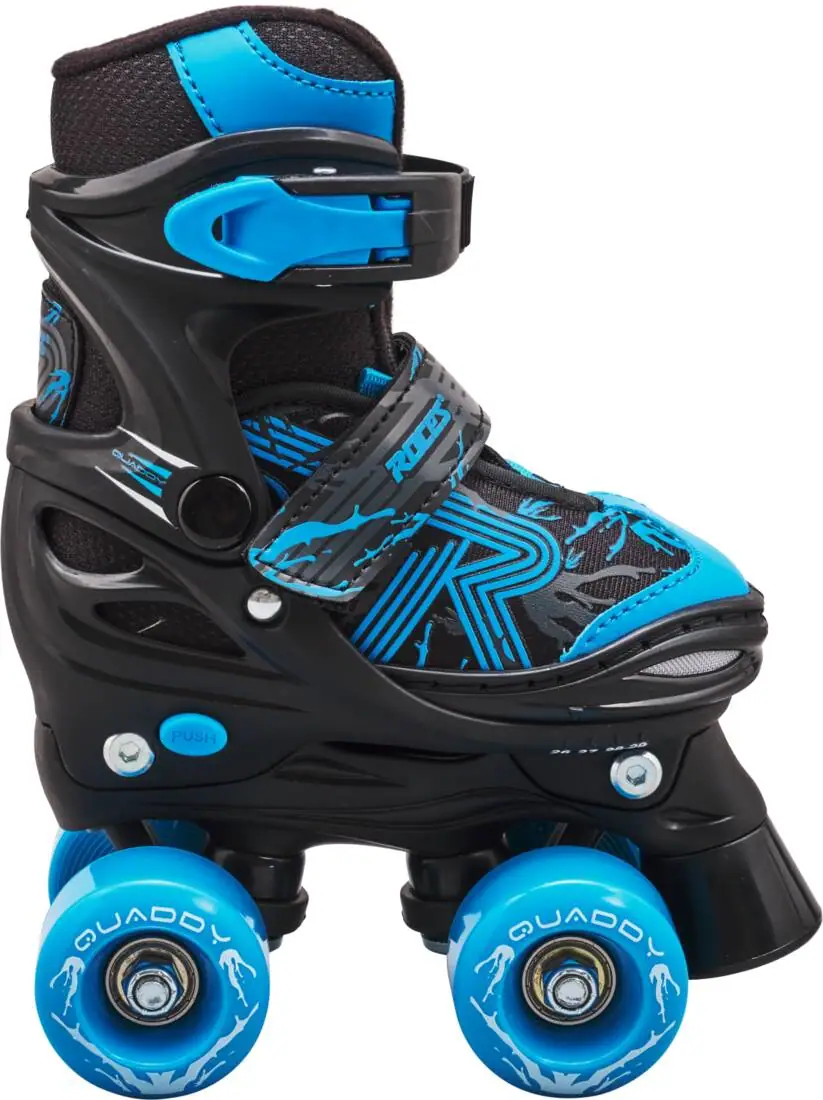 Roces Quaddy 3.0 Justerbar Rulleskøjter Børn - Black/Astro Blue