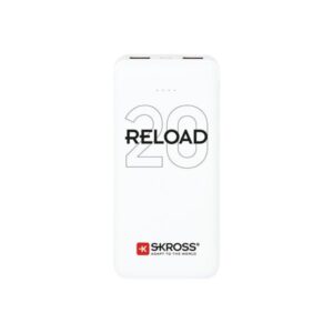 SKross RELOAD 20 Powerbank - 20.000 mAh Powerbank - Hvid - 20000 mAh
