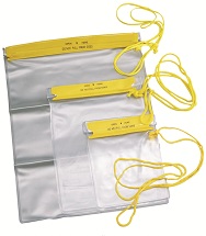 Sæt med 3 stk. vandtætte poser til kort, mobil og Ipad