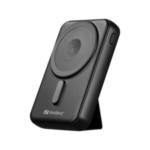 Sandberg Mag Wireless Powerbank 10000 Powerbank - Sort - 10000 mAh