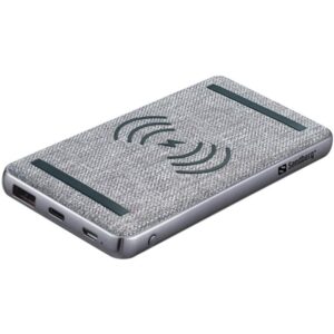 Sandberg Powerbank 10000 PD20W+Wireless Powerbank - Grå - 10000 mAh