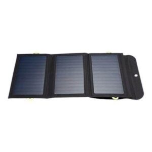 Sandberg Solar Charger 21W 2xUSB+USB-C Powerbank - Sort - 10000 mAh