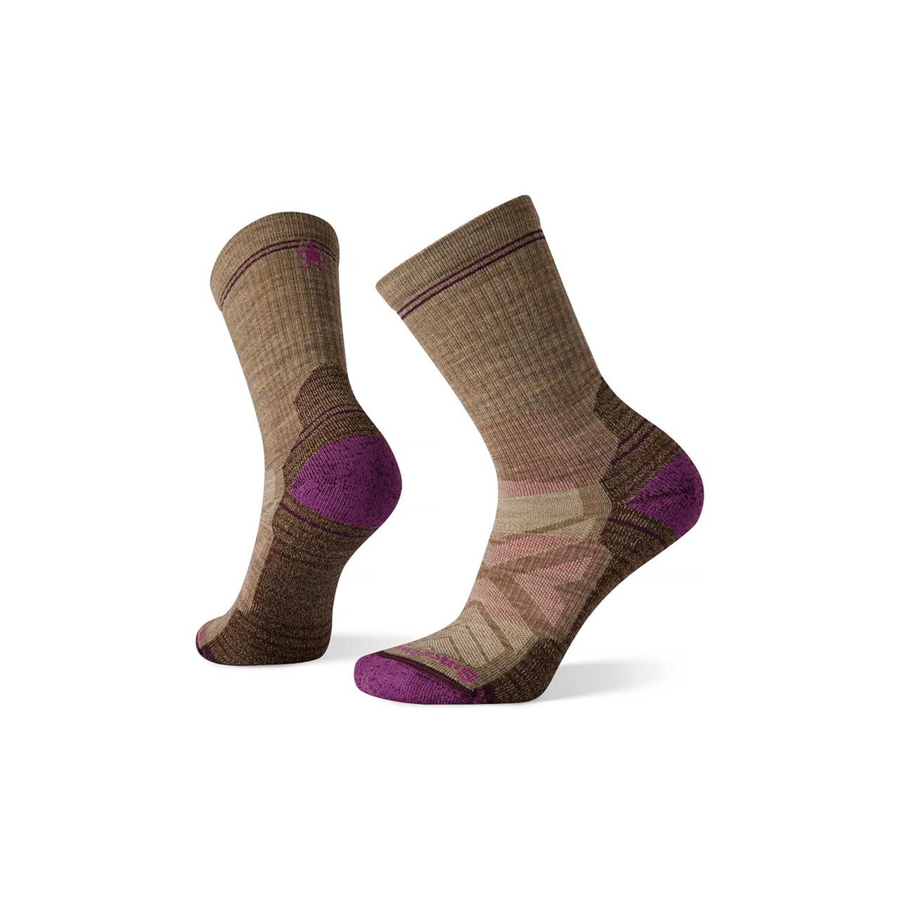 Smartwool Womens Performance Hike Light Cushion Crew (Brun (FOSSIL) 34-37)