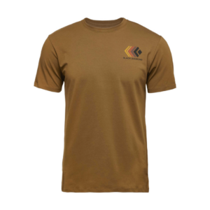 T-shirt herre - Black Diamond Faded SS Tee - Brun